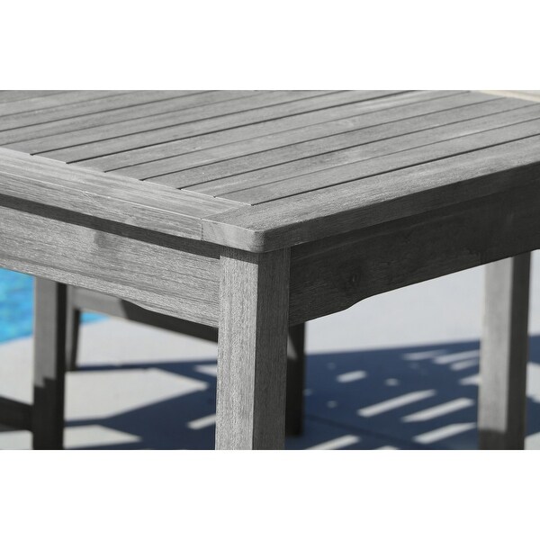 Surfside Outdoor Handscraped Hardwood Rectangular Table by Havenside Home