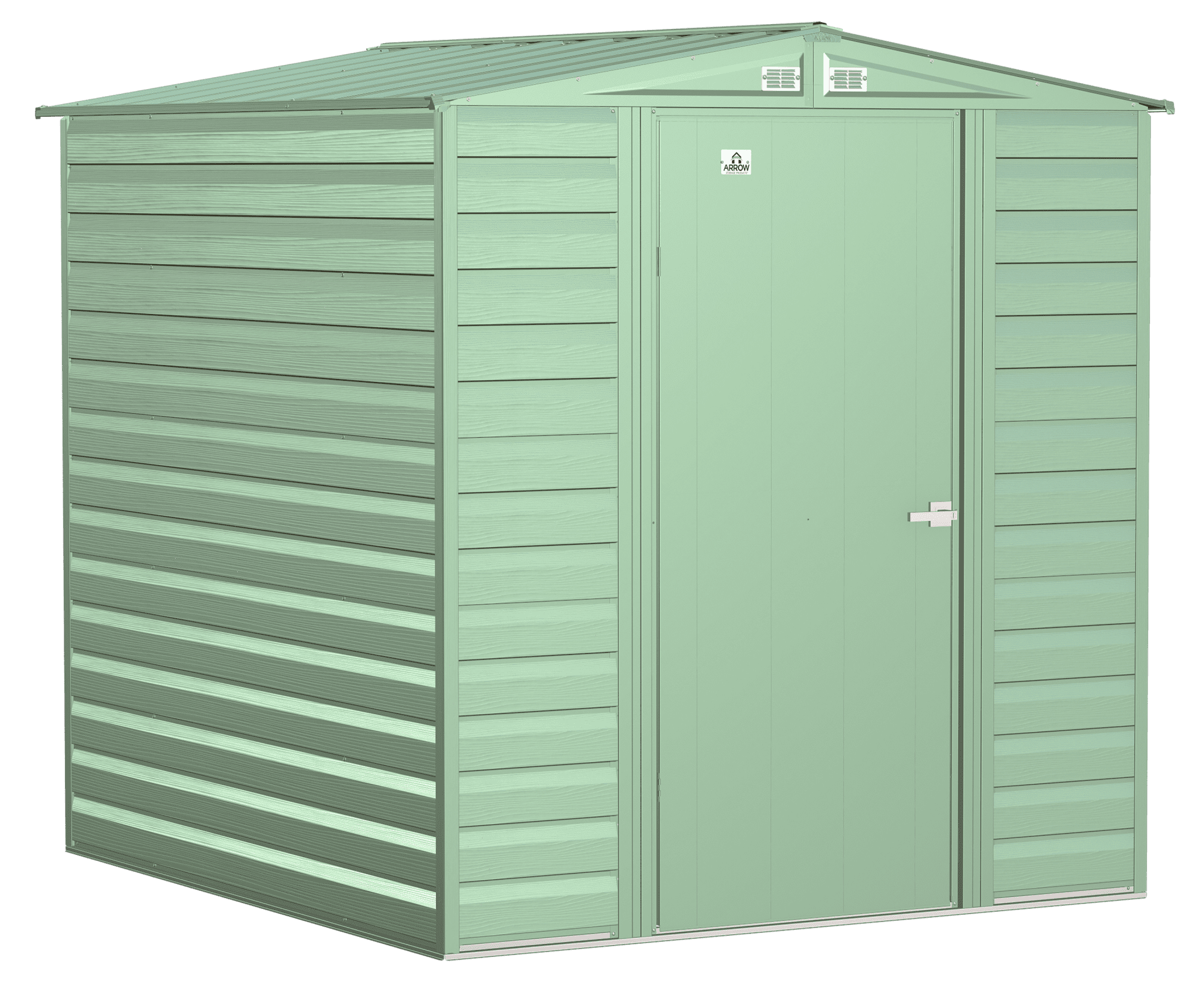 Arrow Select Steel Storage Shed, 6x7, Sage Green