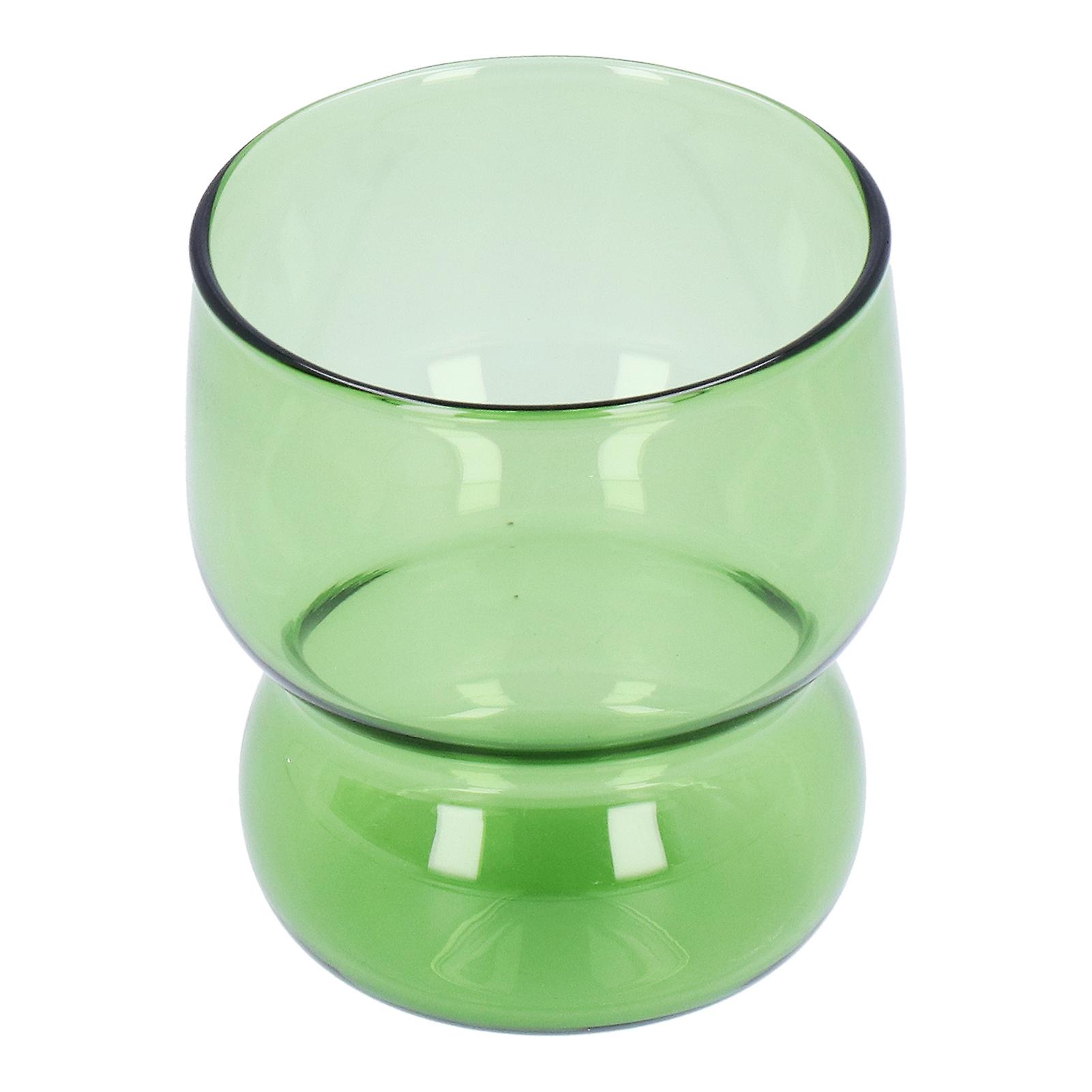 High Borosilicate Glass Cup Heatresistant Drinking Juice Cup For Home Hotel Coffee Shopgreen