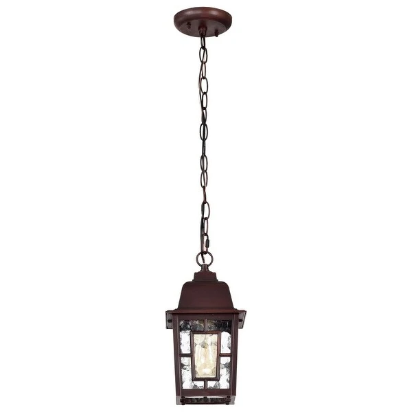 Nuvo Banyon 1-light Rustic Bronze 11-inch Hanging Fixture