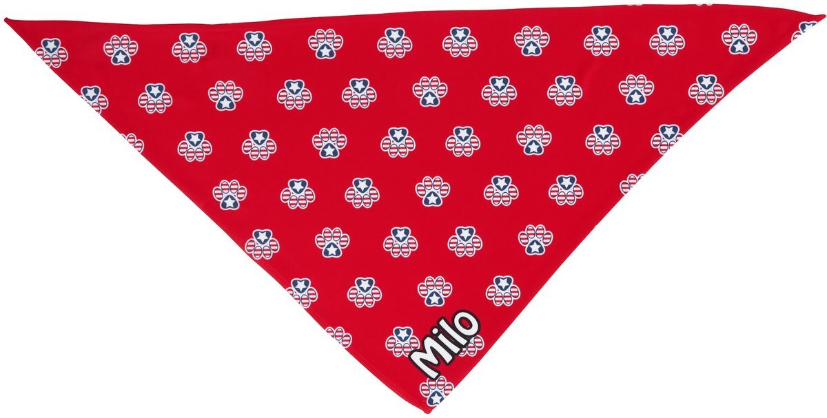 Frisco Patriotic Paws Personalized Dog and Cat Bandana