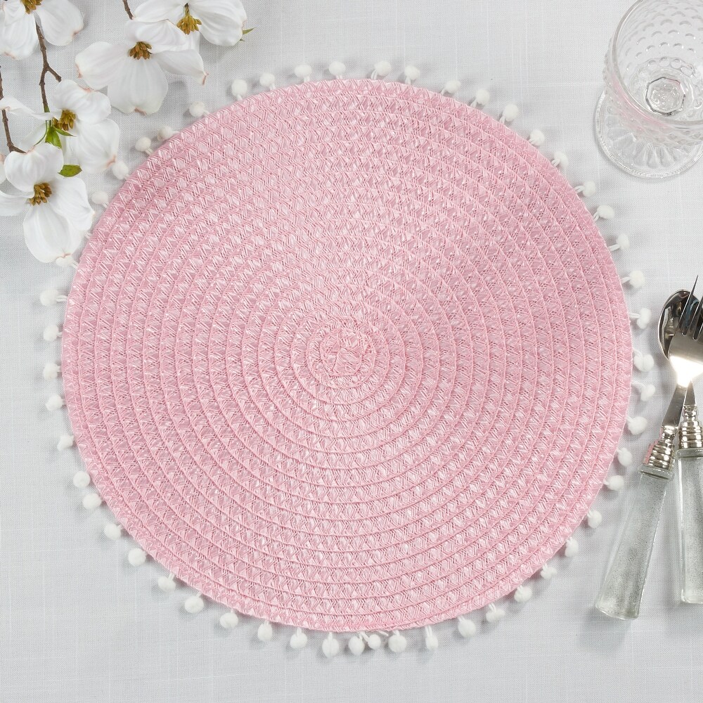 Pom Pom Design Placemats (Set of 4)