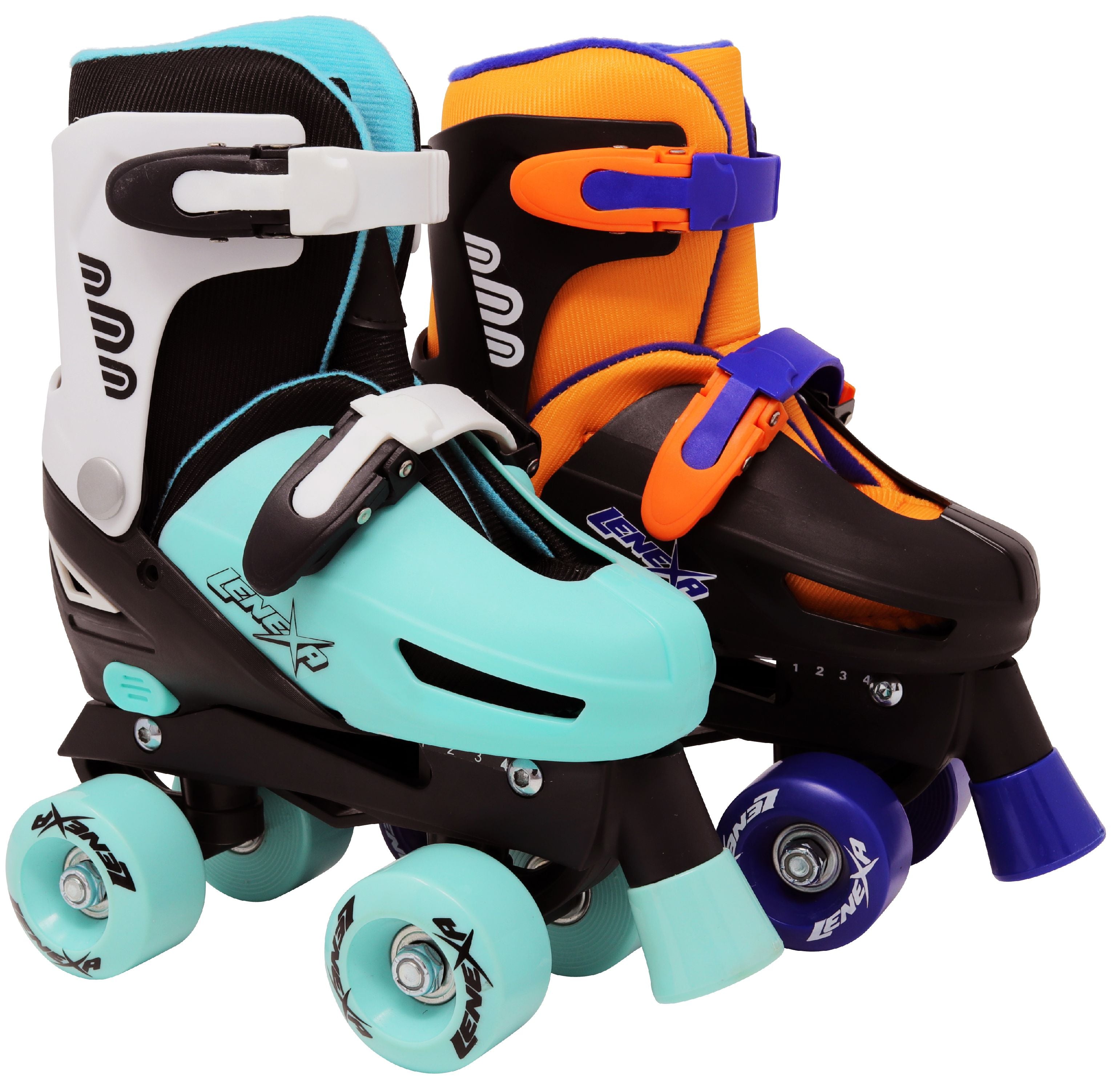 Lenexa Go-Gro Adjustable Skate Combo for Girls and Boys - Kids Roller Skates with Bag， Knee Pads， Elbow Pads and Wrist Guards