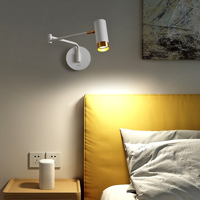 Indoor LED Swing Arm Lights Indoor Wall Lights Living Room Office Aluminium Alloy Wall Light IP44 AC 110V AC 220V 5 W