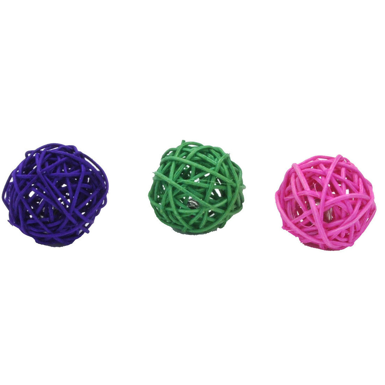 Coastal Wicker Ball Cat Toy