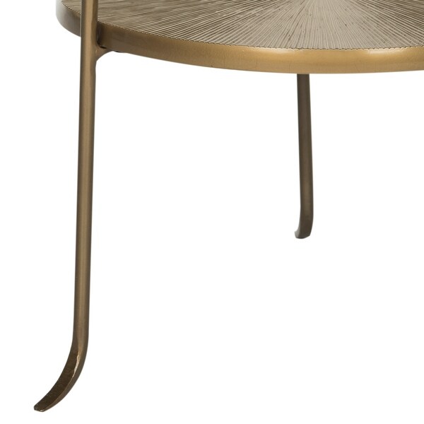 SAFAVIEH Elda Brass Side Table - 14