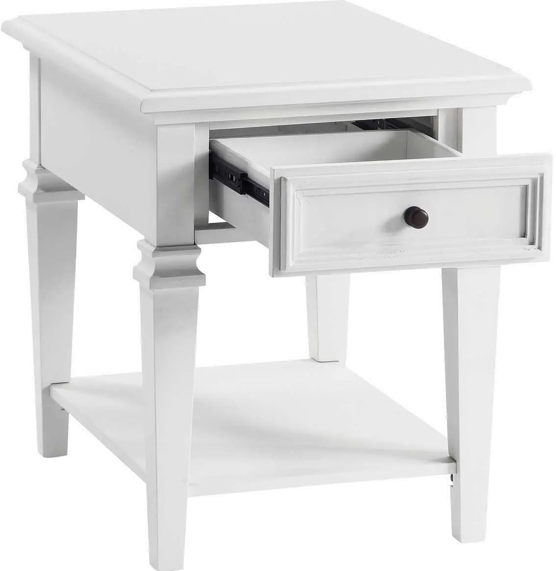 Charlestown White End Table