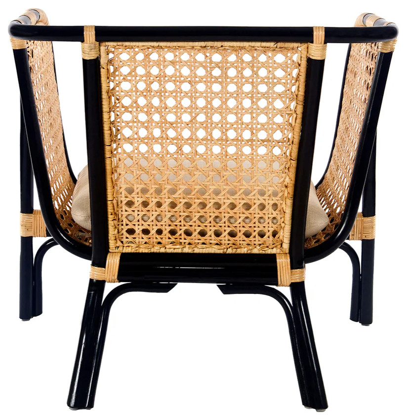 Matthew Izzo Home Quay Rattan Lounge Chair   Tropical   Armchairs And Accent Chairs   by Matthew Izzo  Houzz