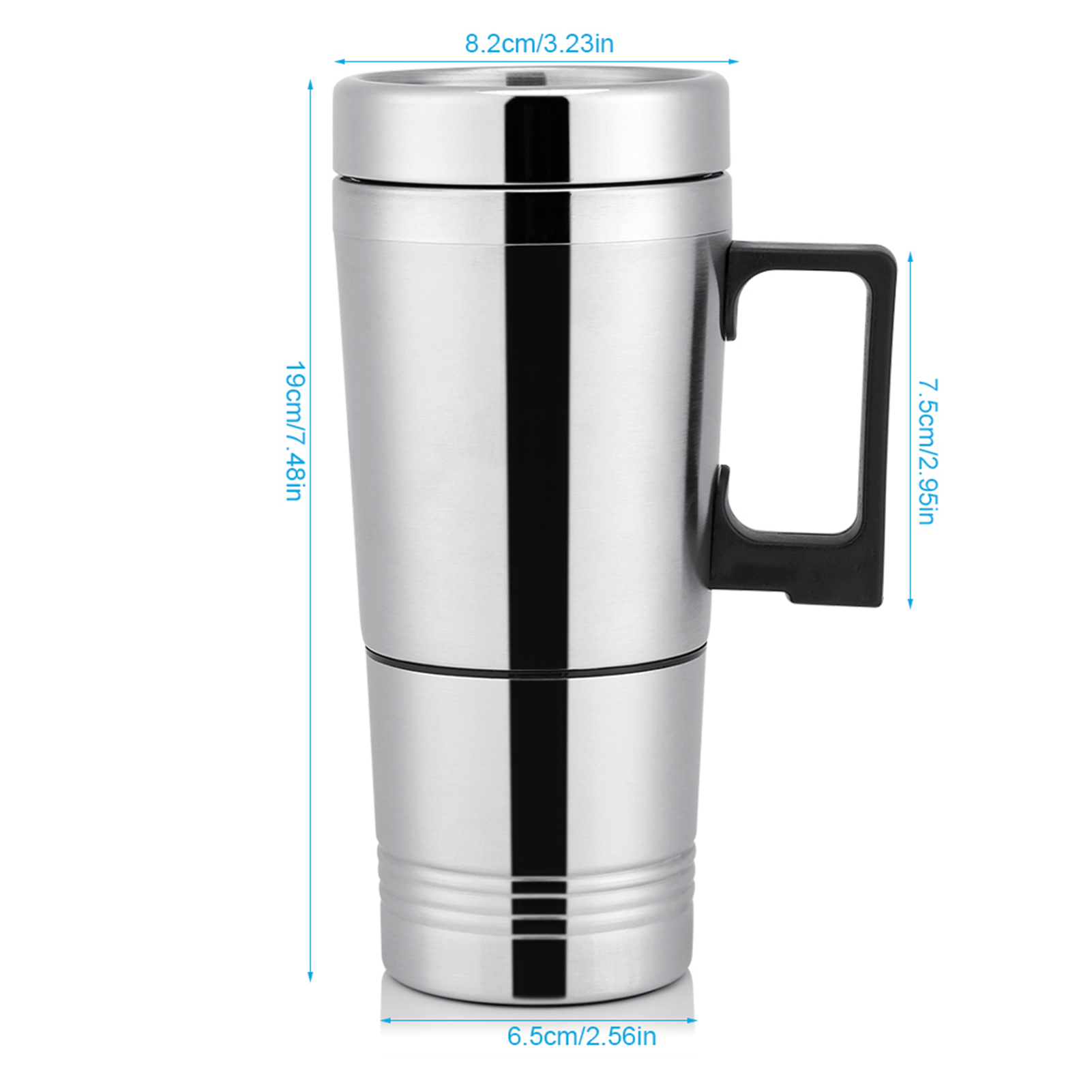 Vehicle Heating Cup Heated Travel Mug， Travel Heating Mug Electric Car Cup， Heated Coffee Mug Warmer Car Heating Cup， Drivers For Heating Coffee For Heating Water Business Man