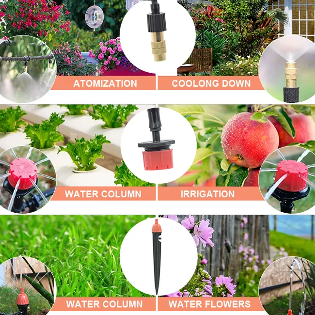 China Factory  supply adjustable automatic garden drip irrigation set DIY