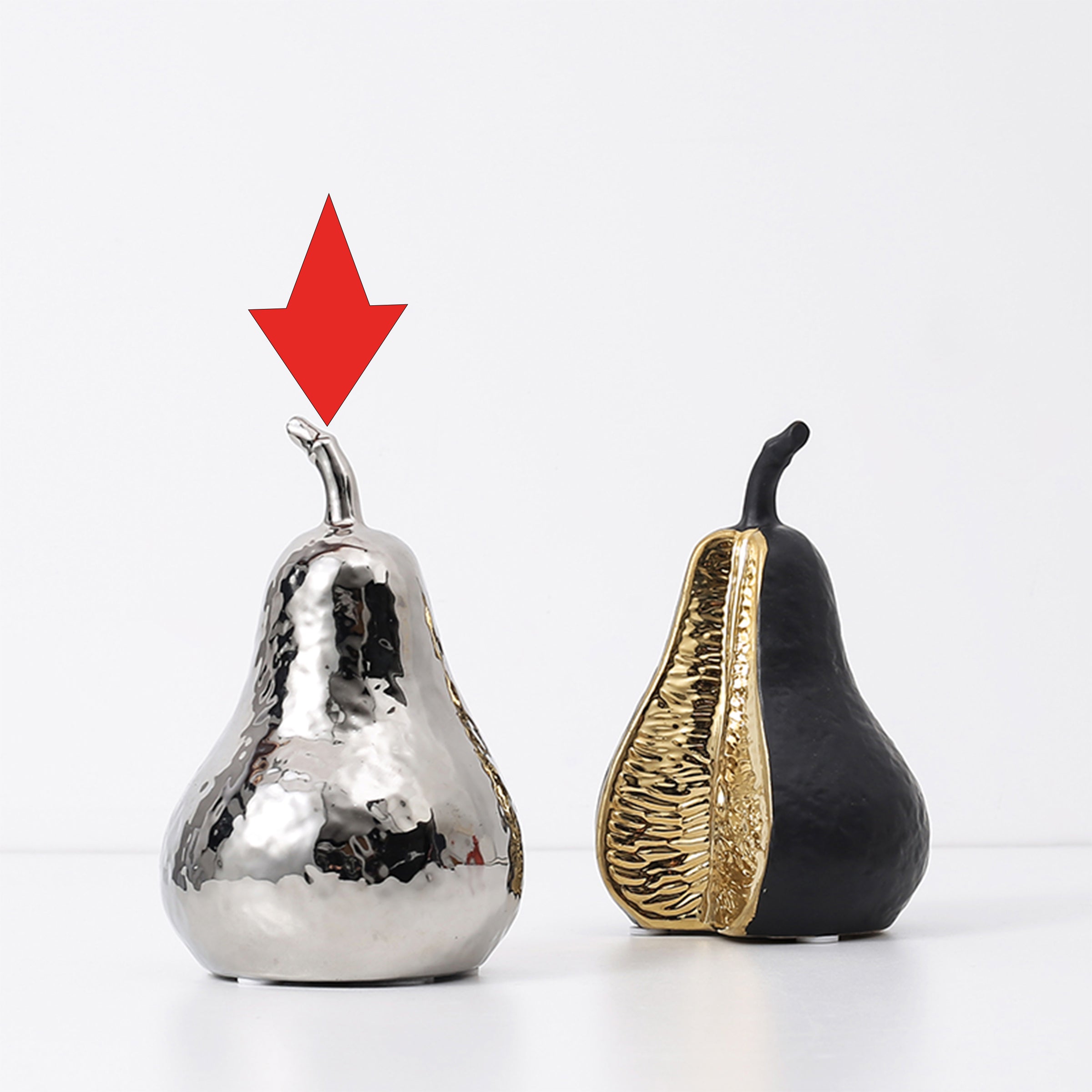 Silver Pear Ornament -A Fa-D21088A