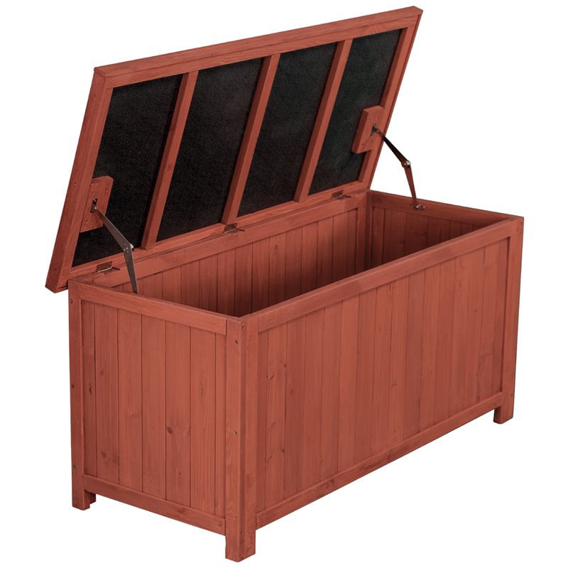 Leisure Season Deck Storage Box, Medium Brown