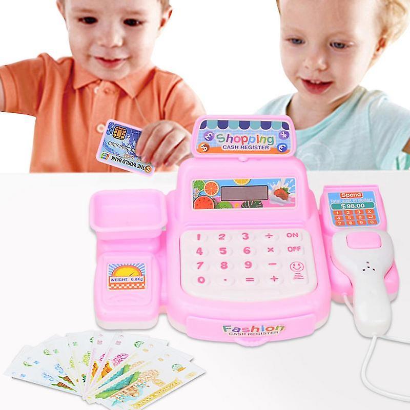 Children's simulation supermarket cash register set simulation scanning card cash register play hous