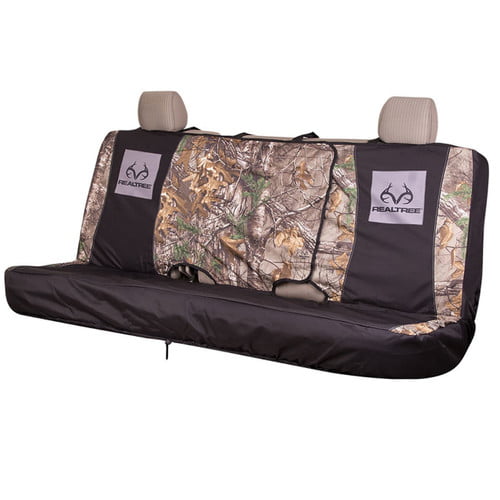 Realtree Camo Universal Full Size Bench Seat Cover for Trucks， SUVs and Cars