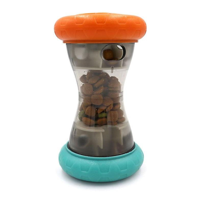 Interactive dumbbell puzzle dog toy