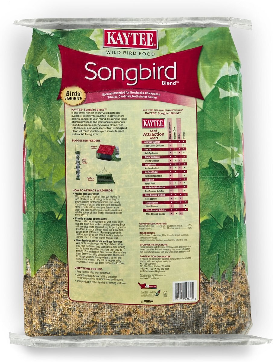 Kaytee Songbird Wild Bird Food， 14-lb bag