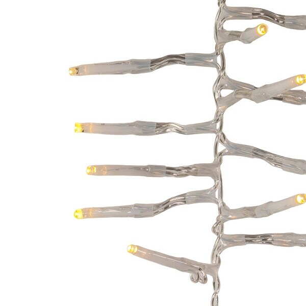 Kurt Adler 1000Light 32.8Foot Warm White LED Cluster Garland