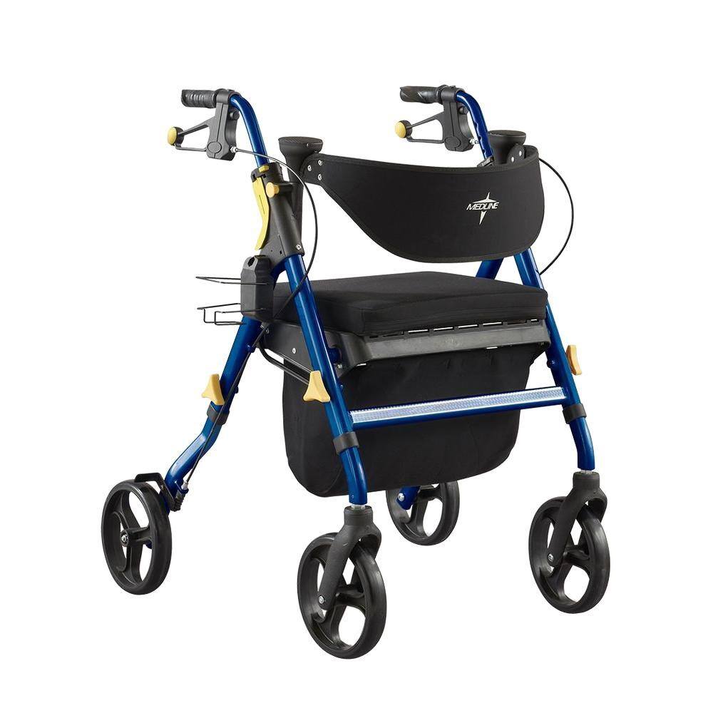 Medline Empower Rollator in Blue MDS86845BM