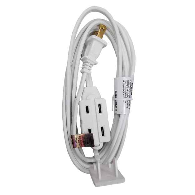 Woods 6 x27 Extension Cords White