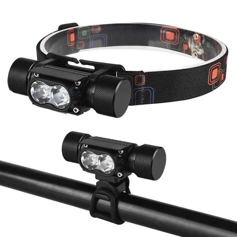 New arrival  Bicycle Light Multifunctional LED Headlamp Outdoor Waterproof Camping Lamp for hiking