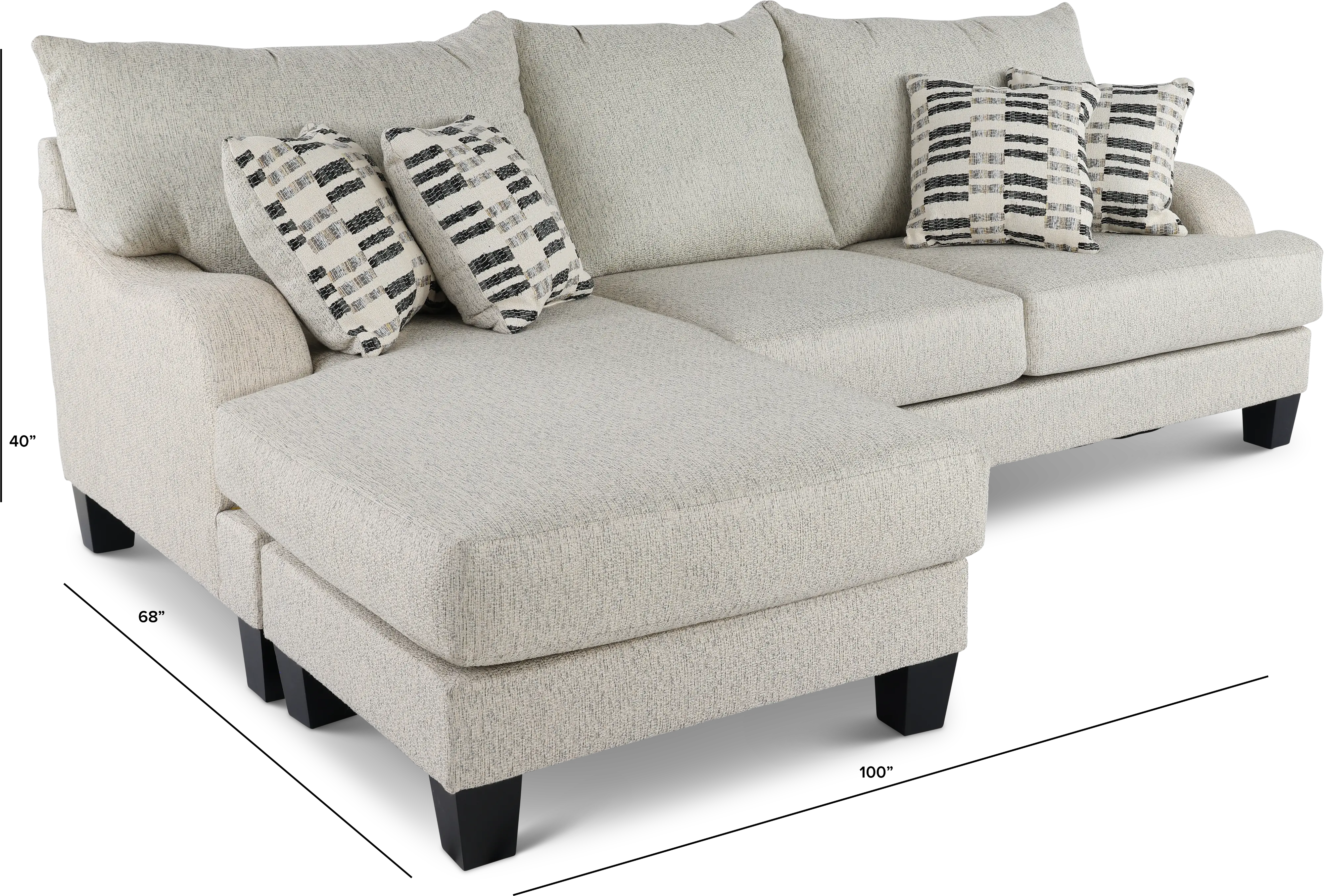 Laguna Off-White Sofa-Chaise