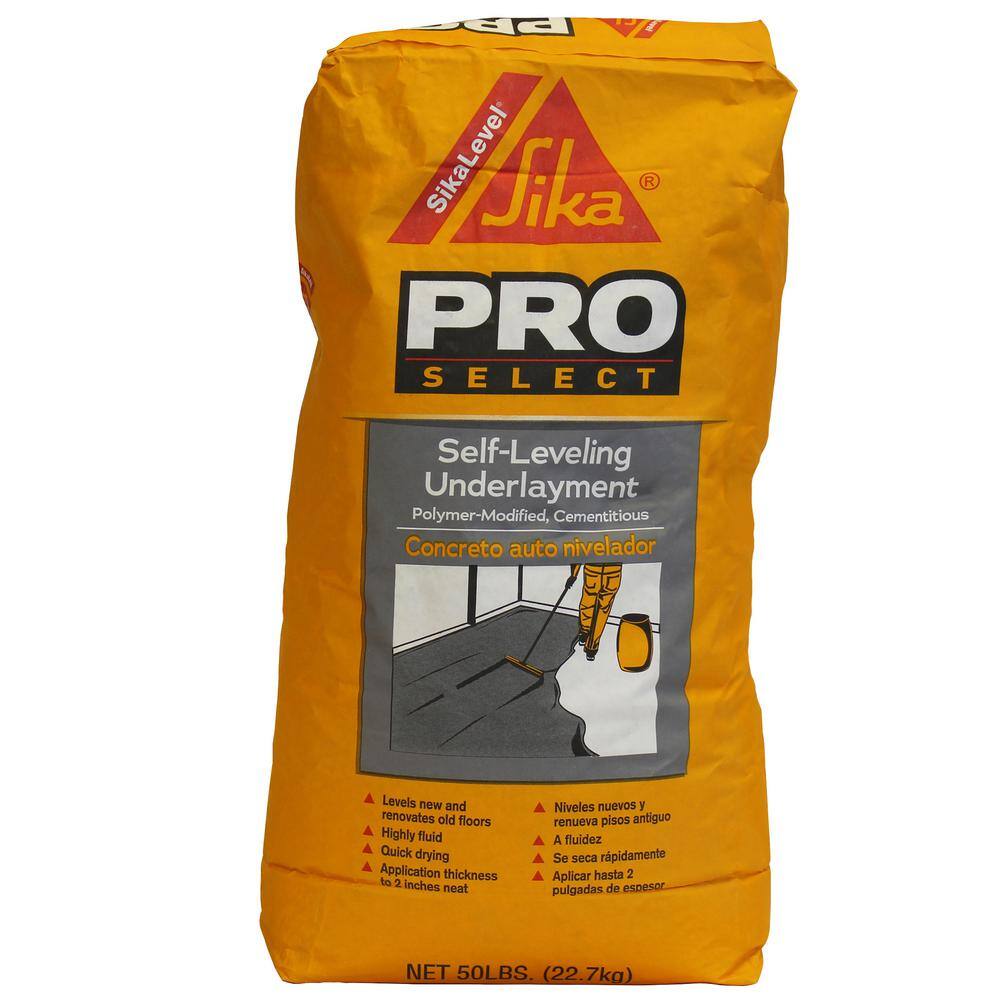 Sika SikaLevel 50 lb. Self-Leveling Underlayment Concrete Floor Leveler 517004