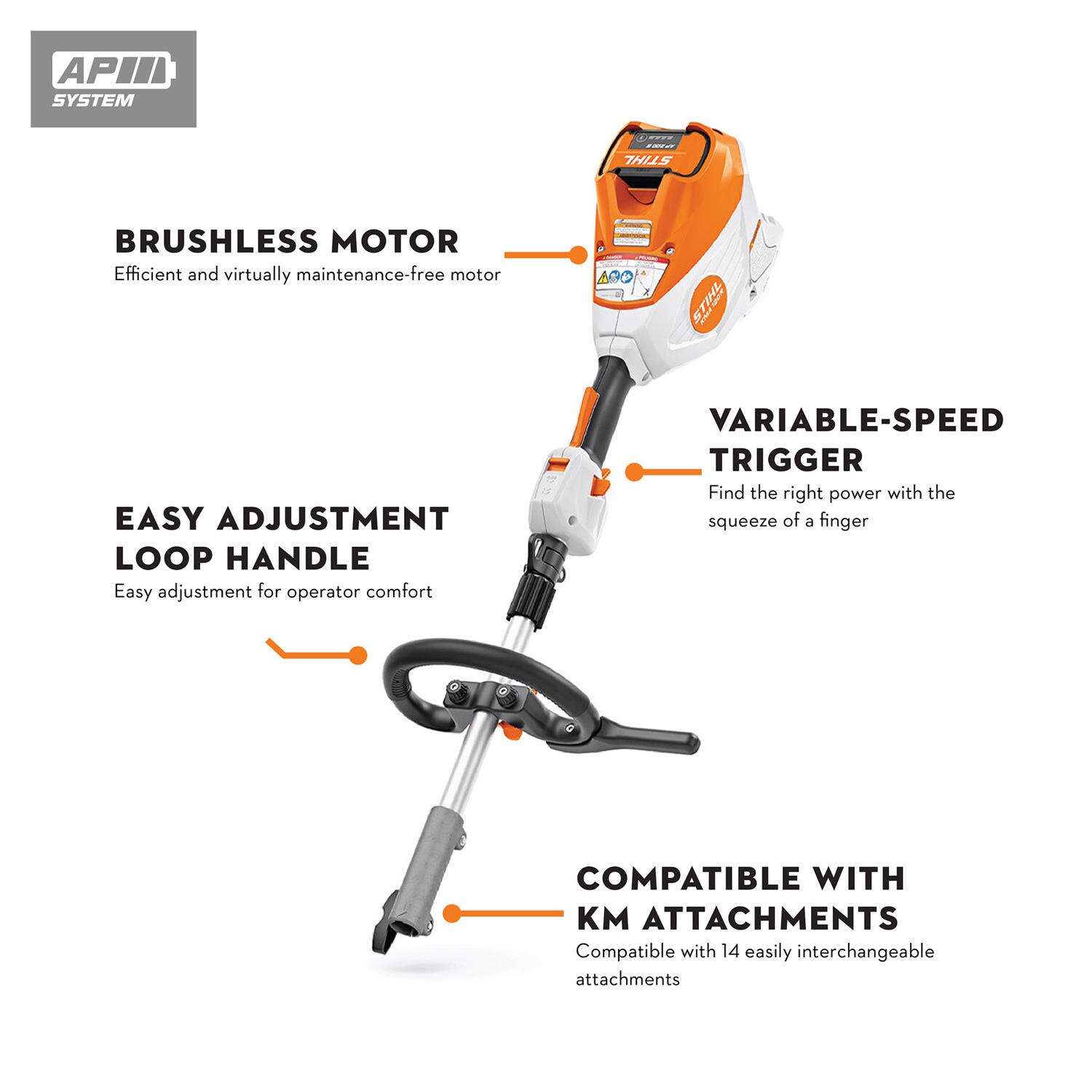 STIHL KMA 120 R Battery Trimmer Tool Only