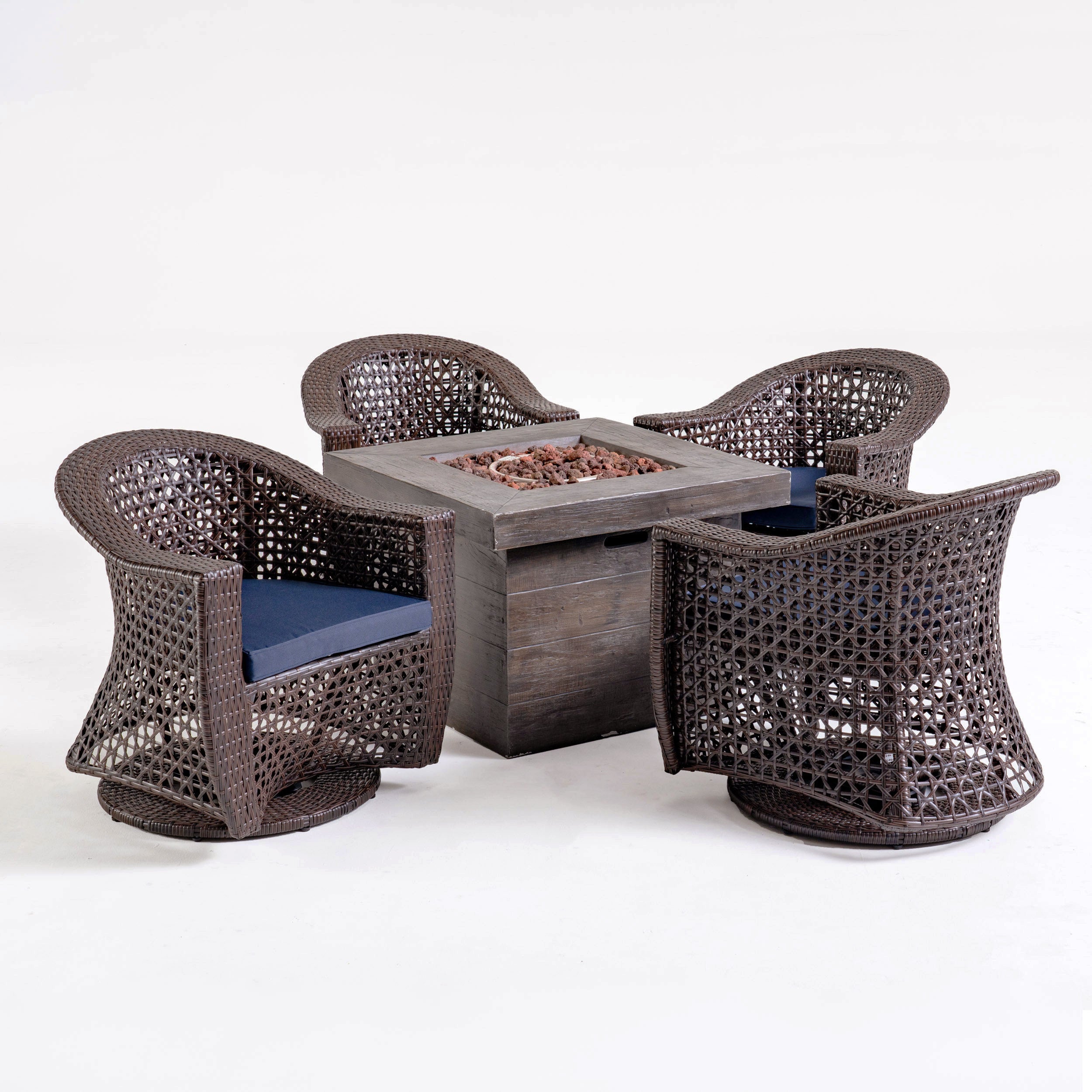 Tabitha Patio Fire Pit Set