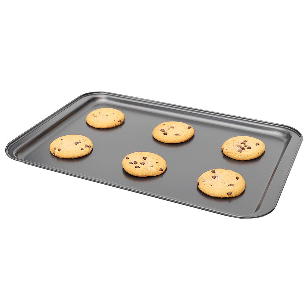 Home Basics 12 in. x 18 in. Non-stick Steel Baking Sheet HDC79275