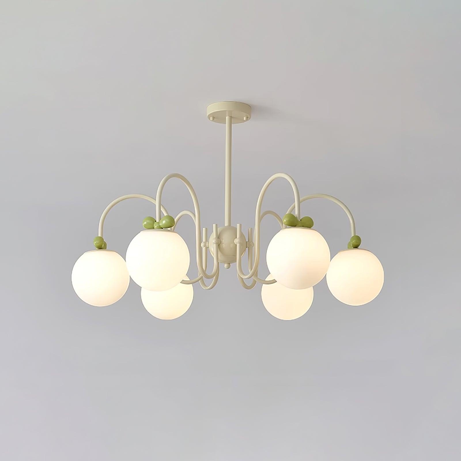 Cream Cherry Chandelier