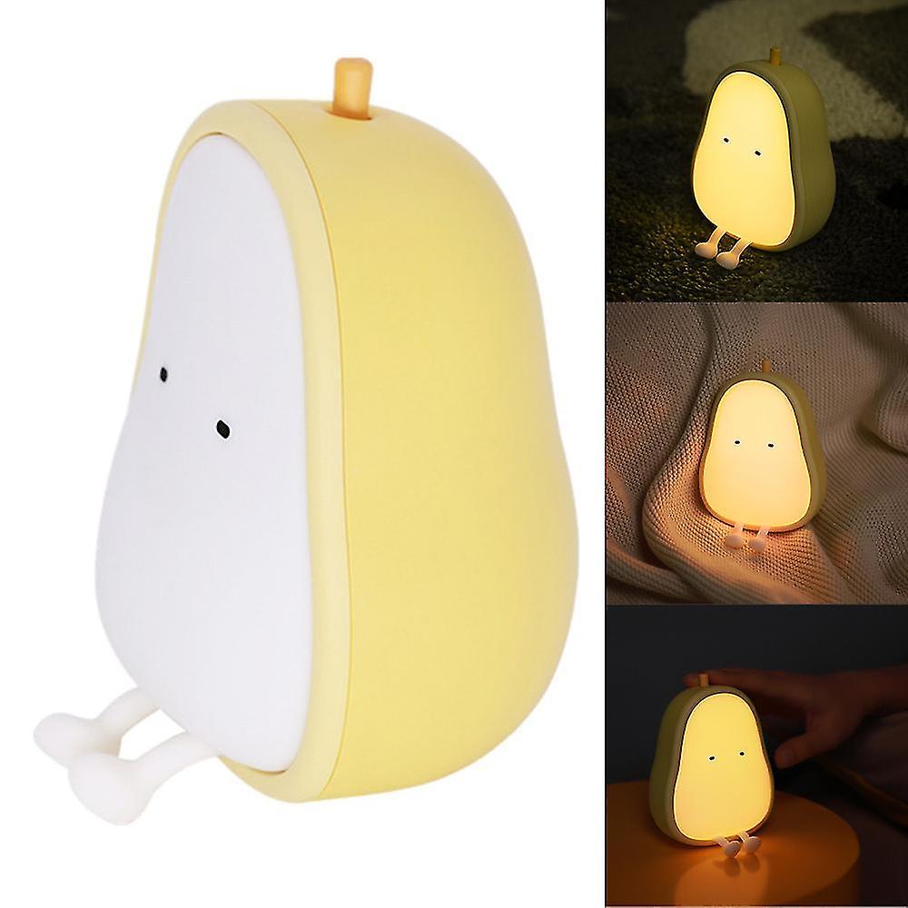 Creative Pear Night Light Led Atmosphere Light Kids Baby Room Bedside Sleep Lamp