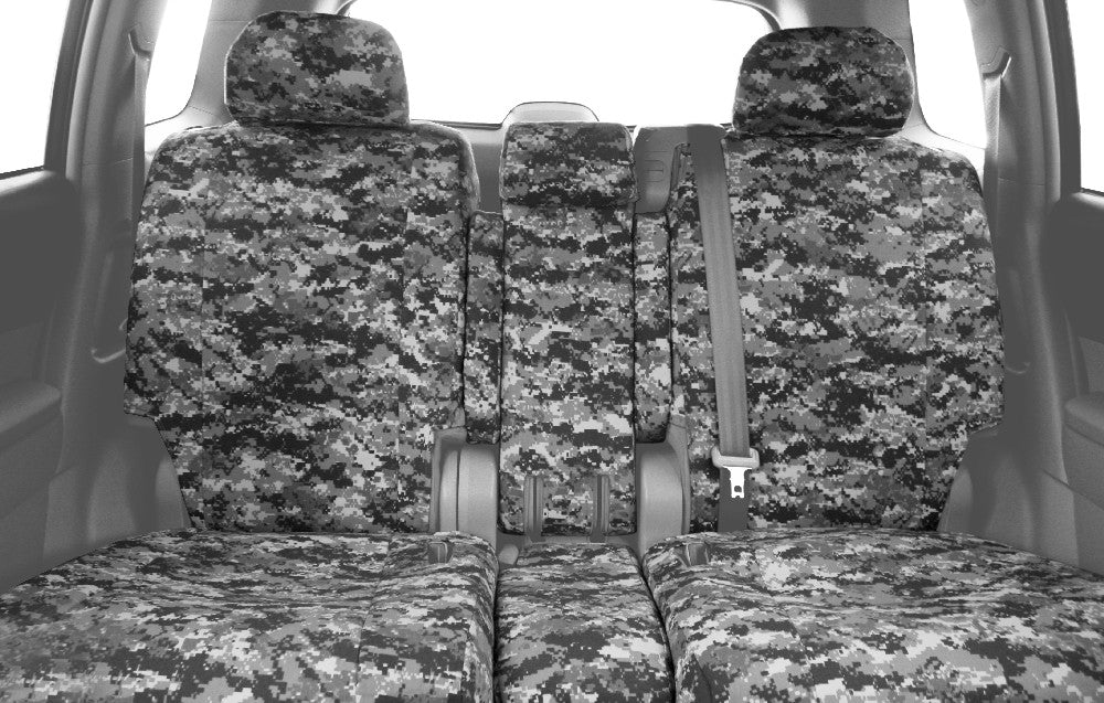 1997-2003 Ford F-150|Ford F-250 Front Row 40/20/40 Split Back and 40/60 Cushion Urban Insert and Trim Camouflage Custom Seat Cover