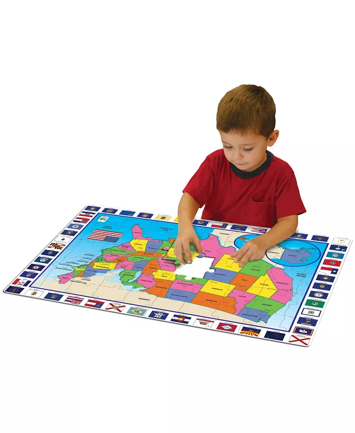 The Learning Journey USA Map Jumbo Floor Puzzle- 50 Piece