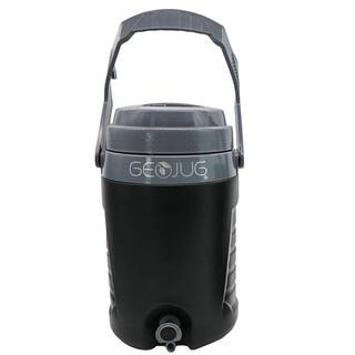 Brentwood GeoJug 3192 oz. Black Plastic Sports Water Jug Set (3-Piece) 985116820M