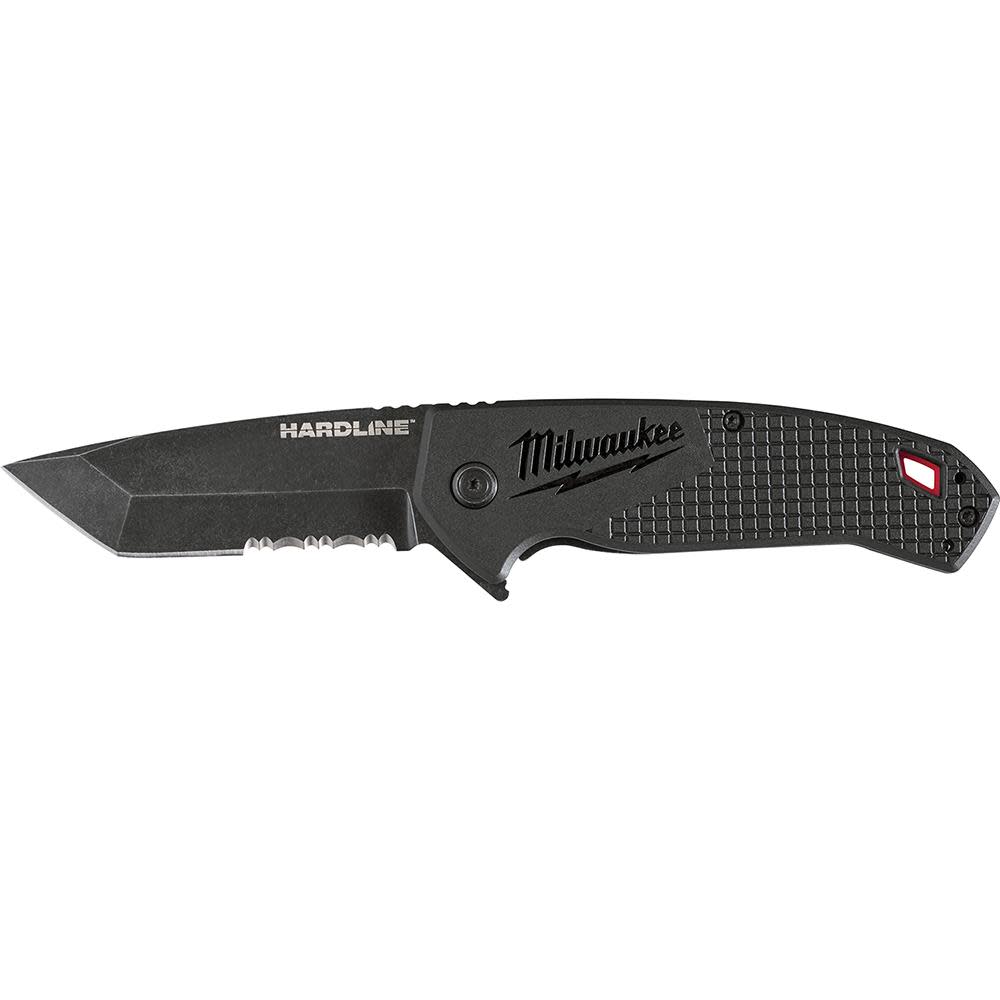 Milwaukee 3 in. HARDLINE Serrated Tanto Blade Pocket Knife 48-22-1998 from Milwaukee