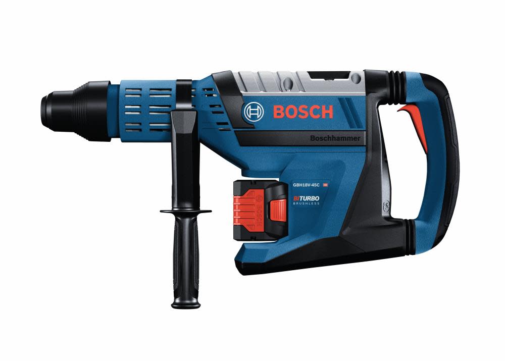 Bosch 18V Hitman SDS max 1 7/8 in Rotary Hammer Kit with 2 CORE18V 8.0 Ah PROFACTOR Performance Batteries Factory Reconditioned GBH18V-45CK-RT from Bosch