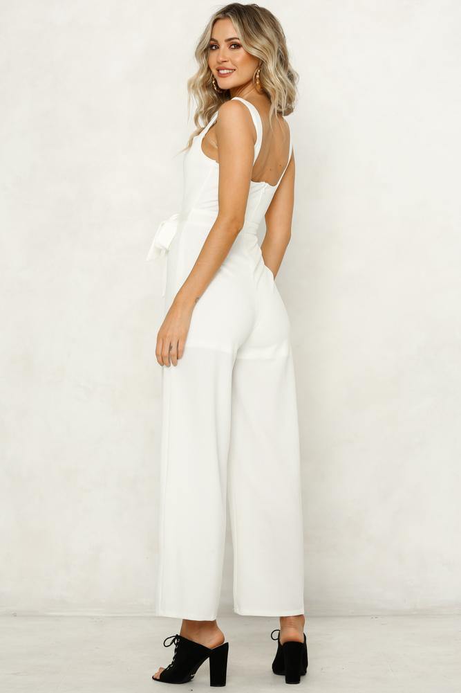 Healing Hands Jumpsuit White