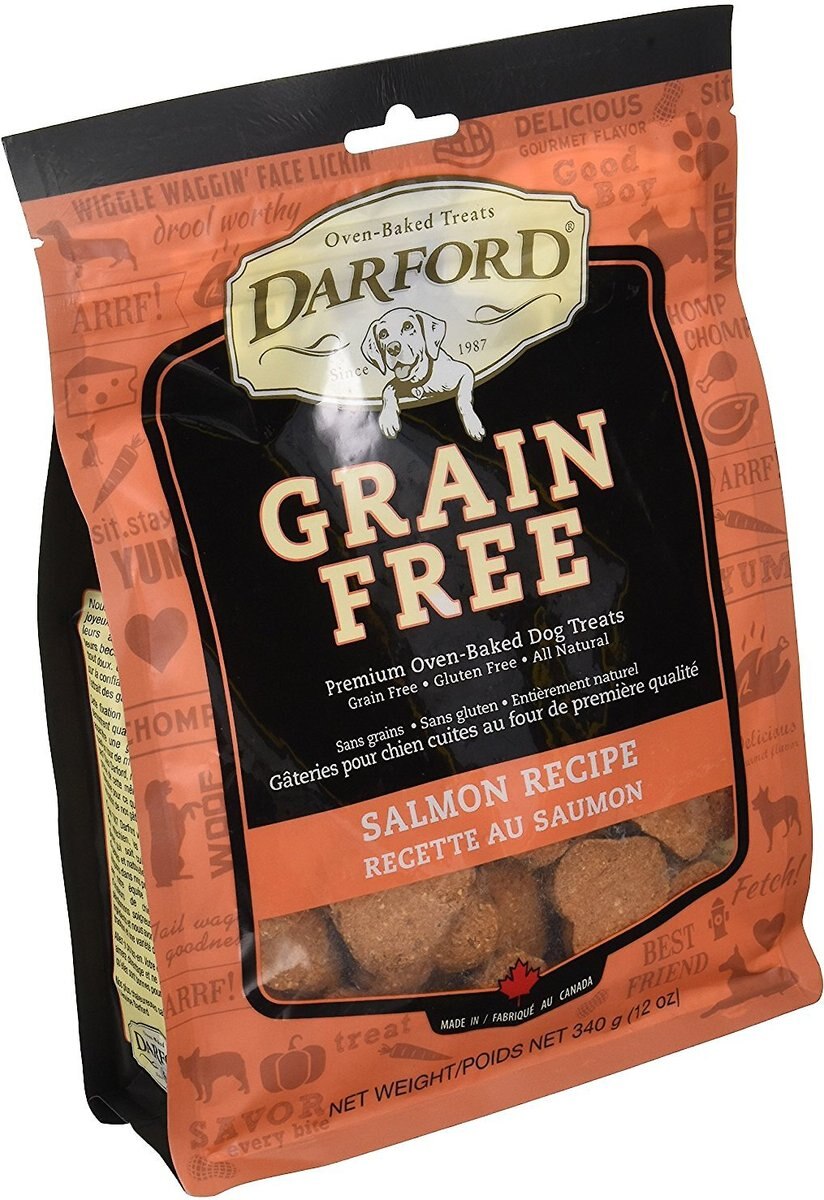 Darford Grain-Free Baked Salmon Recipe with Mixed Vegetables Dog Treats