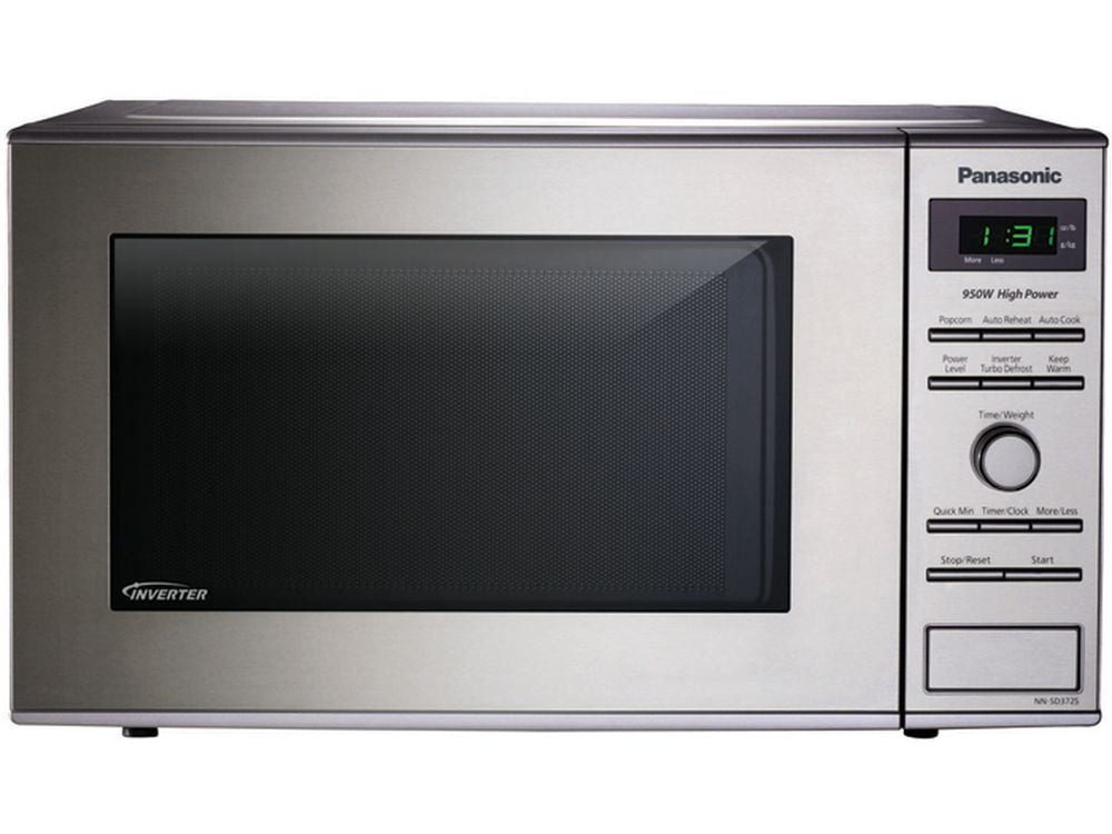 Panasonic 0.8 Cu. Ft. 950W Countertop Microwave Oven, Stainless Steel