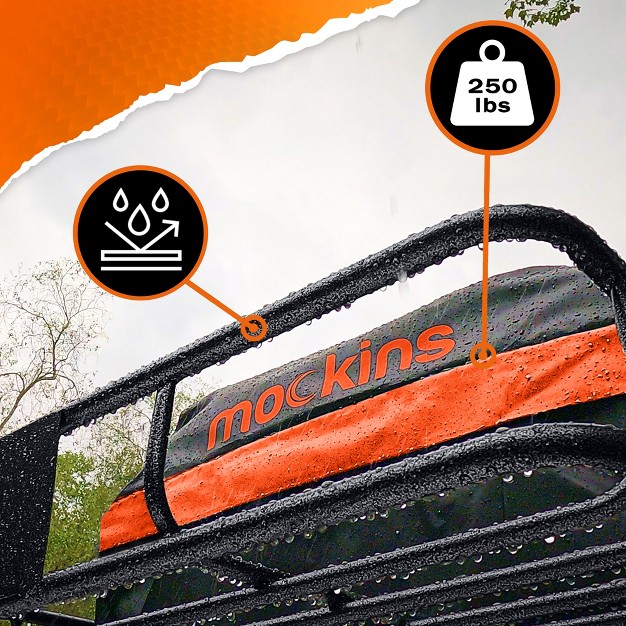 Mockins Extendable Roof Basket Cargo Carrier 43 quot 64 quot l X 39 quot w X 6 quot h Black Steel