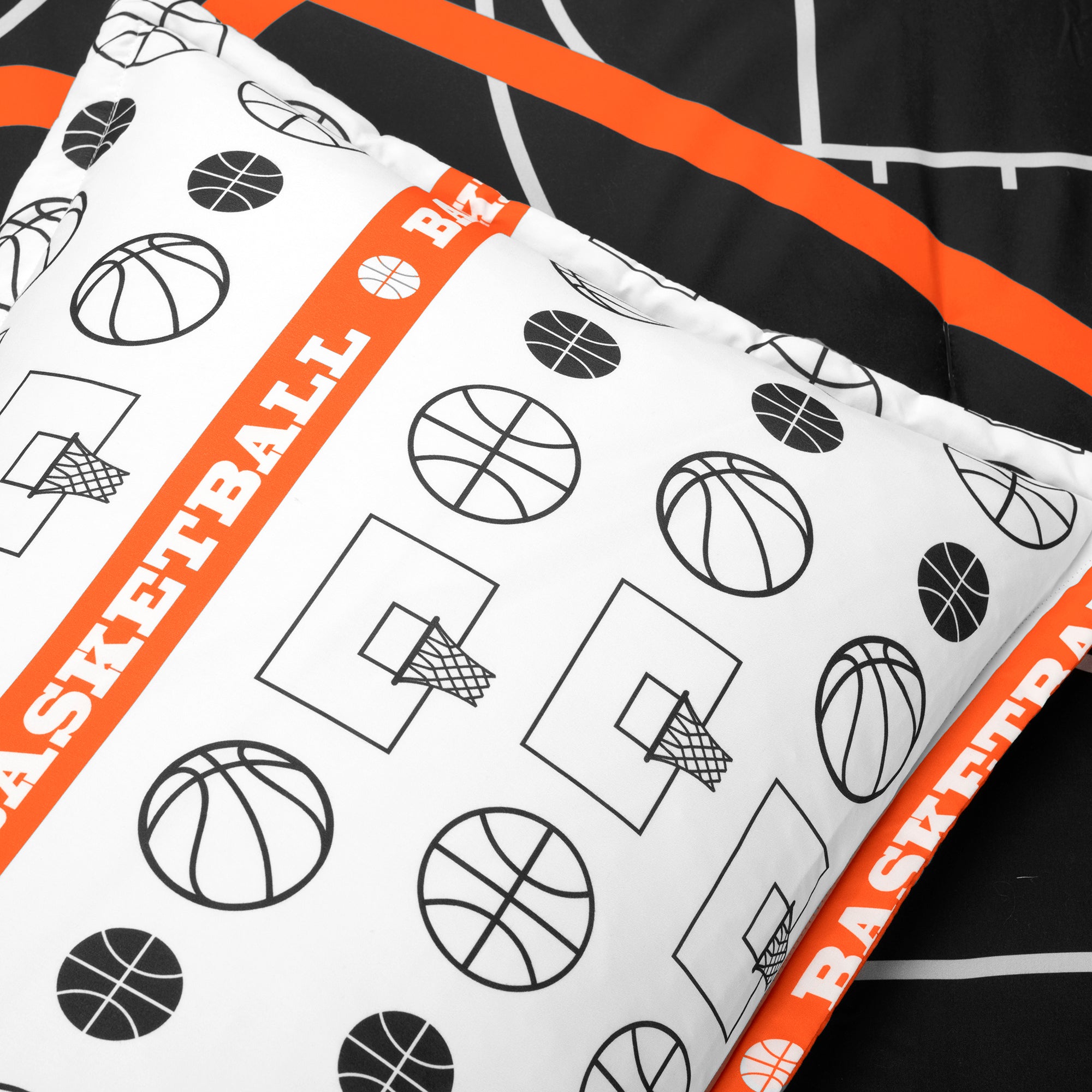 Basketball Game Reversible Comforter Set