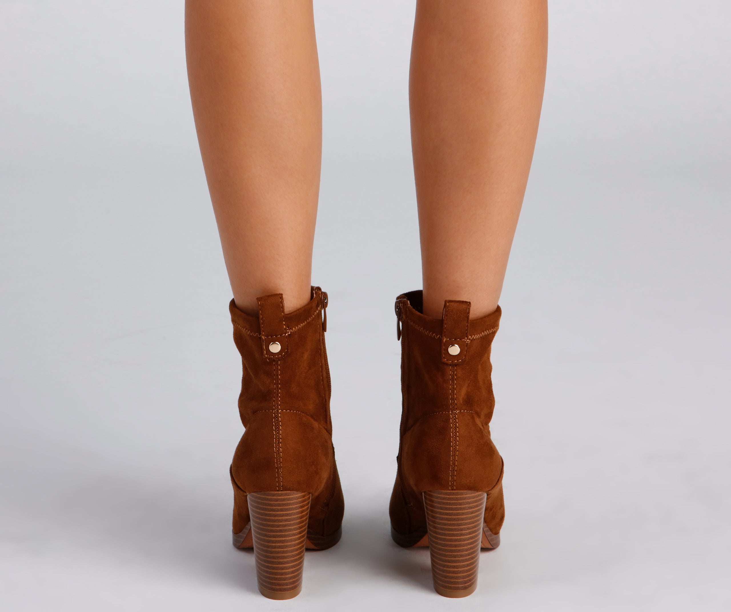 Chic Strut Pointed Toe Booties