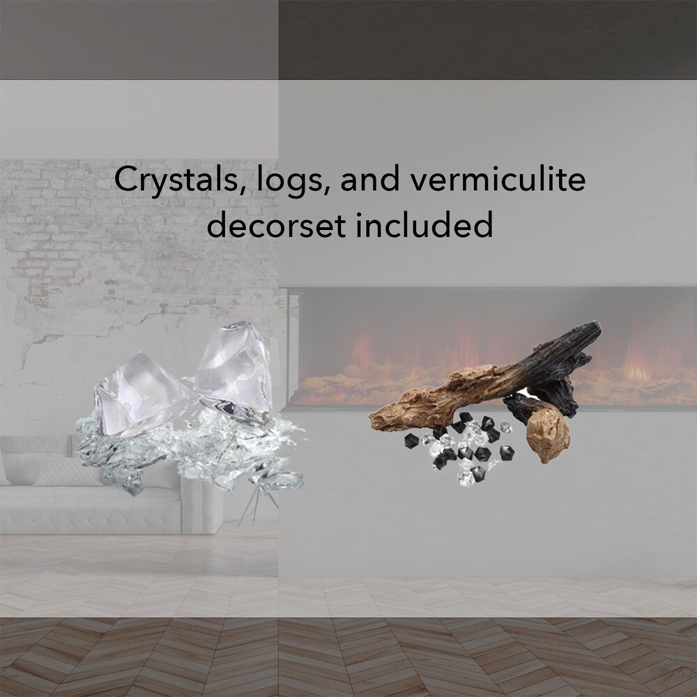 Dynasty Fireplaces Melody Series 63 inch Smart Multi Sided Electric Fireplace
