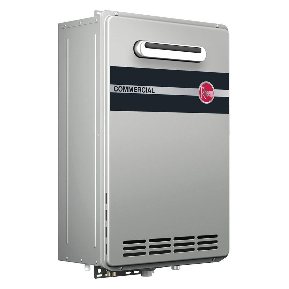 Rheem Commercial 9.5 GPM Natural Gas High Efficiency Outdoor Tankless Water Heater RTGH-C95XLN