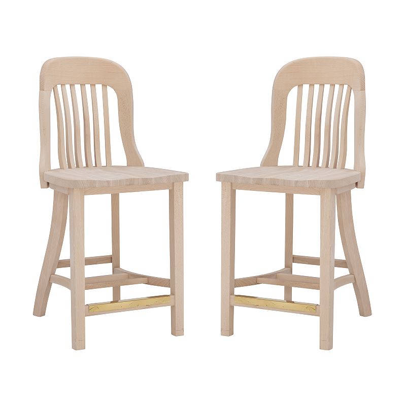 Linon Maylen Barstool 2-piece Set