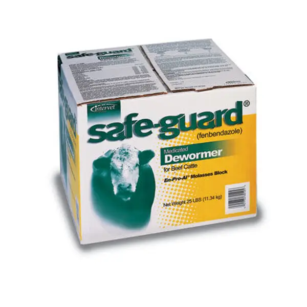 Merck Animal Health Safe-Guard Dewormer Block for Beef Cattle