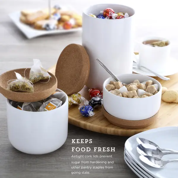 Kamenstein 3-Piece Ceramic Canister Set