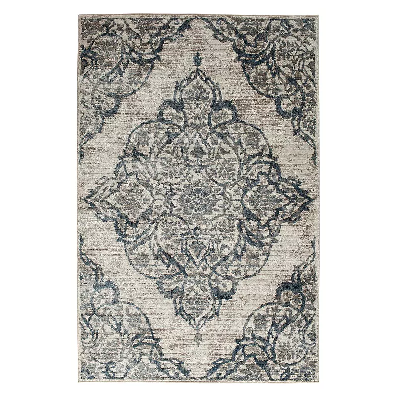 Loomaknoti Corso Benedetta Framed Floral Rug