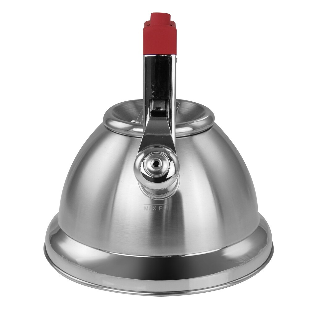 Mr. Coffee 1.8 quart Stainless Steel Whistling Tea Kettle   1.8 Quarts