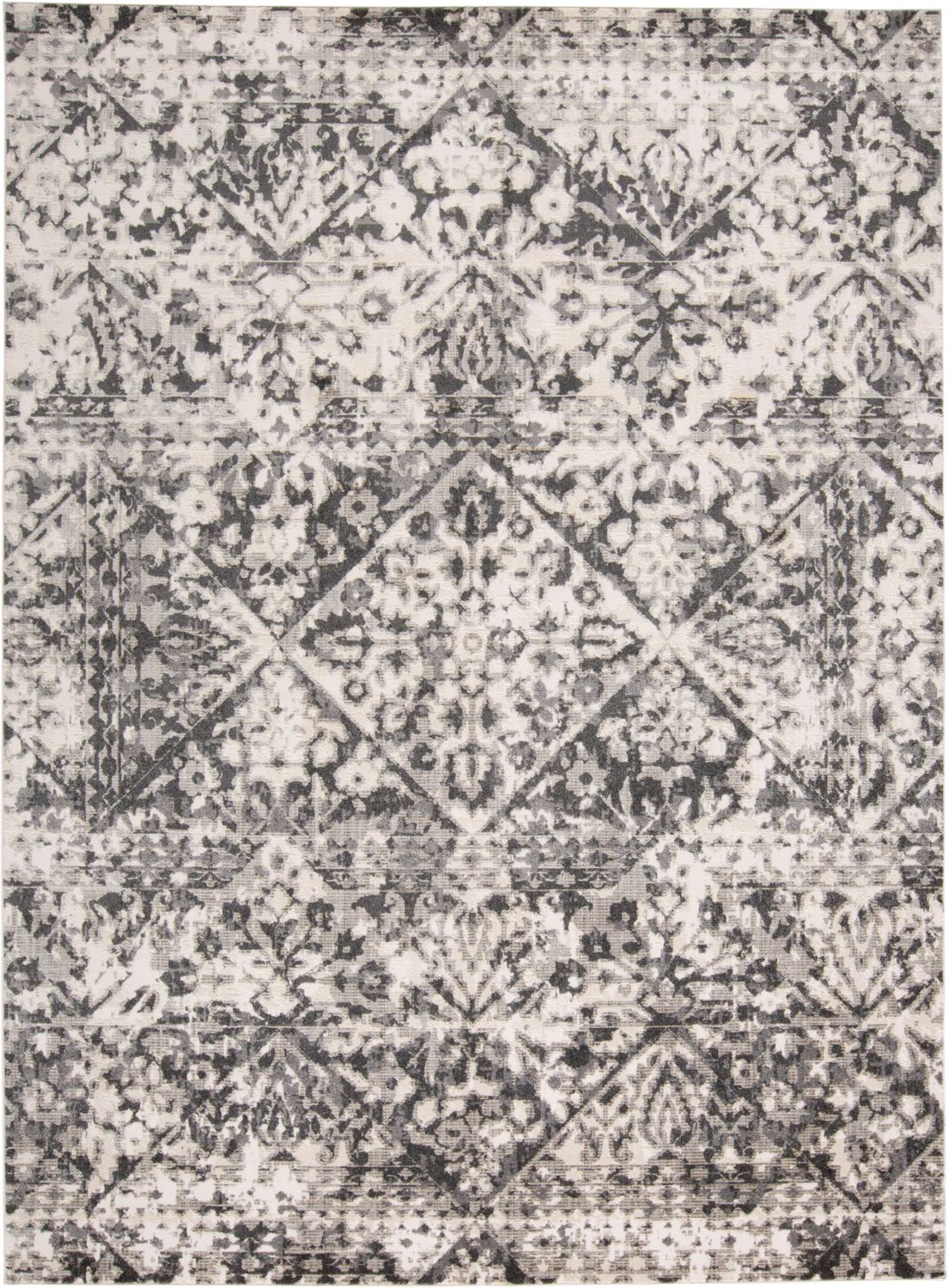 Kiba Gray and Ivory Rug by BD Fine